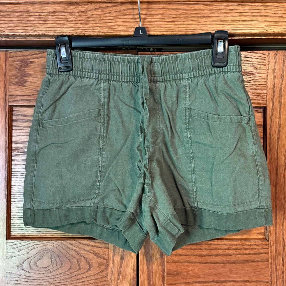 Women's Old Navy Hi Rise Green Shorts Size XS
